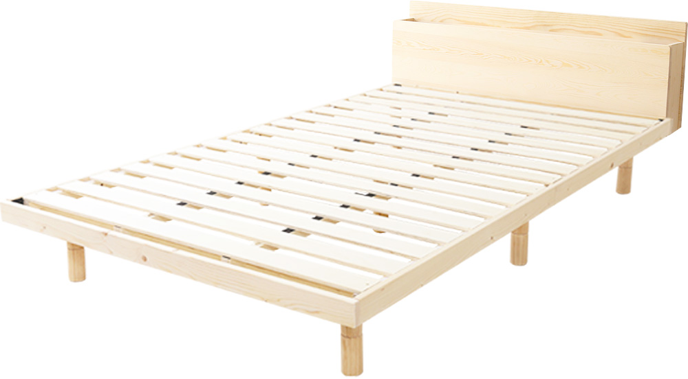 高さ3段階調整 脚付きすのこベッド セミダブル Lilitta リリッタ (宮セット) 商品追加画像54