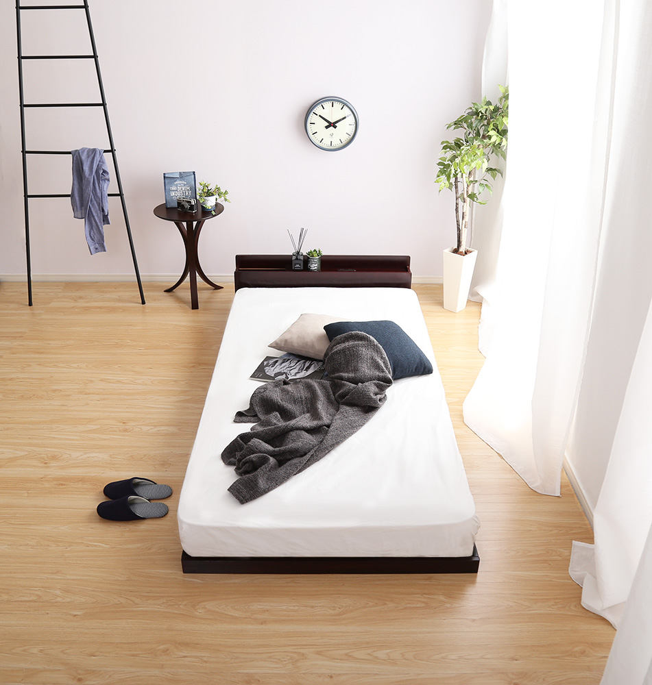 高さ3段階調整 脚付きすのこベッド セミダブル Lilitta リリッタ (宮セット) 商品追加画像58