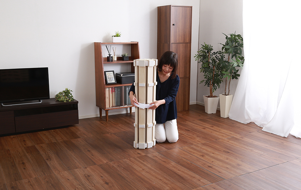 ロールタイプ 桐すのこベッド Schlaf シュラフ (ダブル) 商品追加画像15