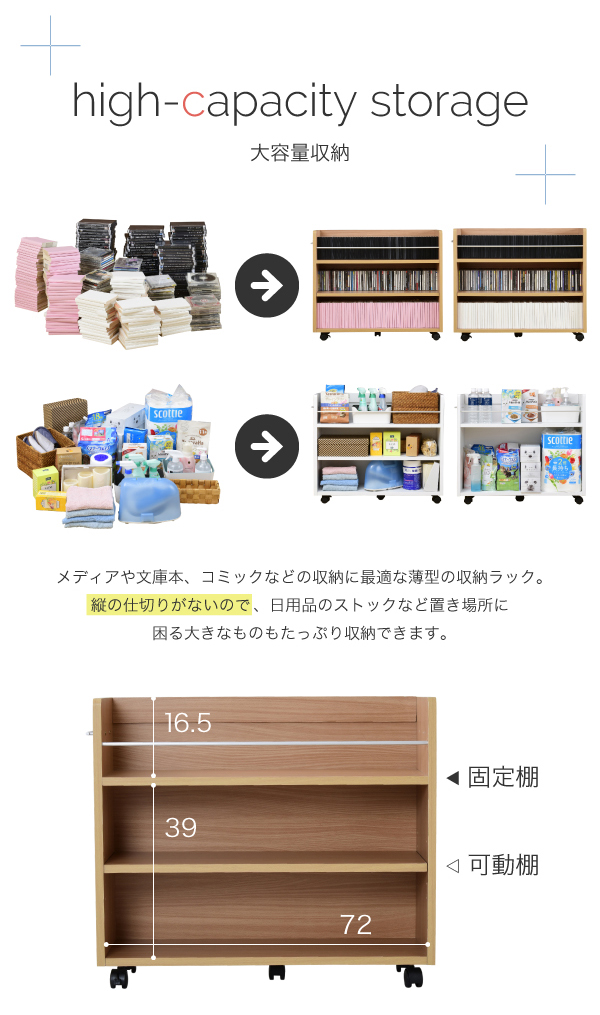 押入れ用ラック 幅26.5×奥行78.5cm 2個組 SGT-0137 商品説明画像6