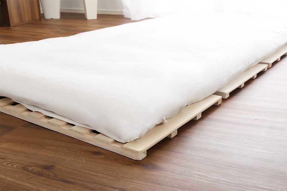四つ折りタイプ 桐すのこベッド Sommeil ソメイユ (セミダブル) 商品追加画像2