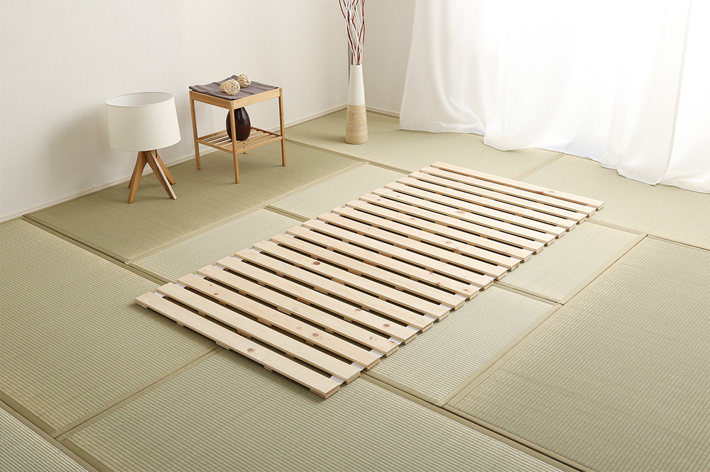 ロールタイプ 檜すのこベッド 涼風 (シングル) 商品追加画像7