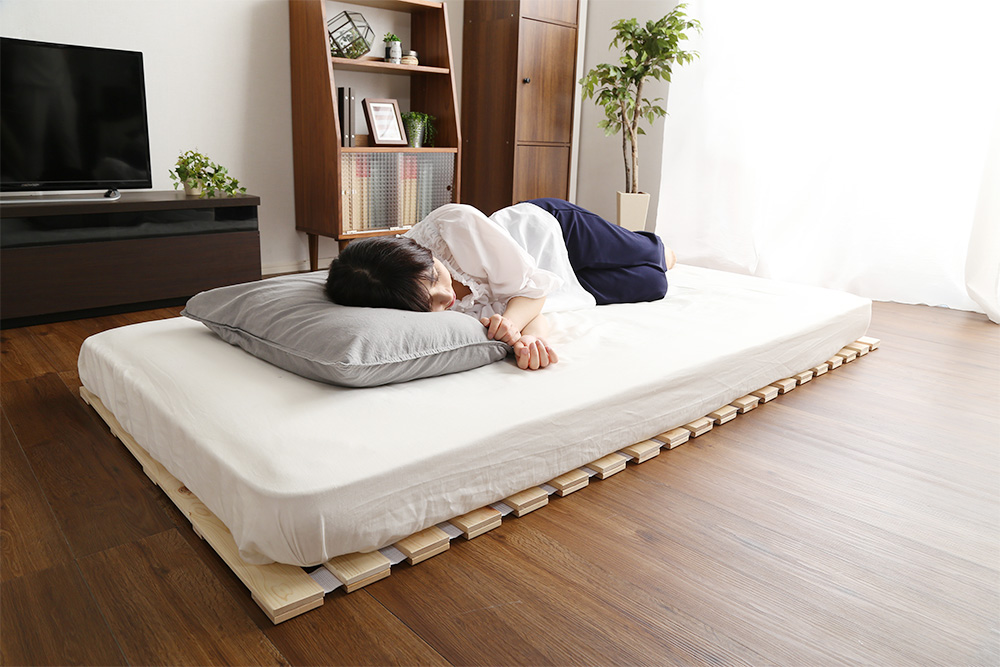 ロールタイプ 檜すのこベッド 涼風 (シングル) 商品追加画像9