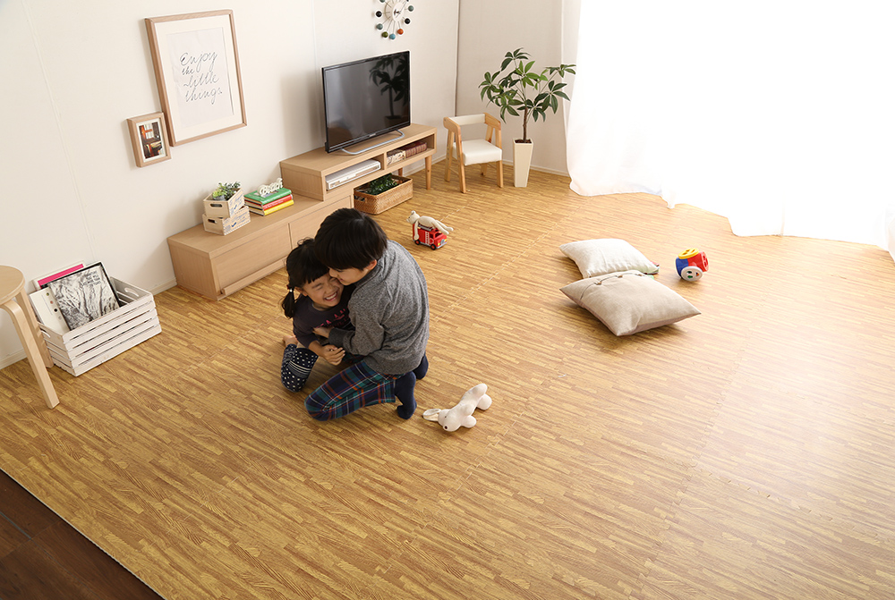 サイドパーツ付き 木目調ジョイントマット Fein ファイン (24枚セット) 商品追加画像19
