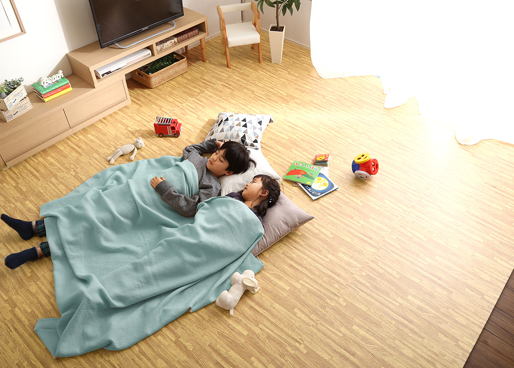 サイドパーツ付き 木目調ジョイントマット Fein ファイン (32枚セット) 商品追加画像7