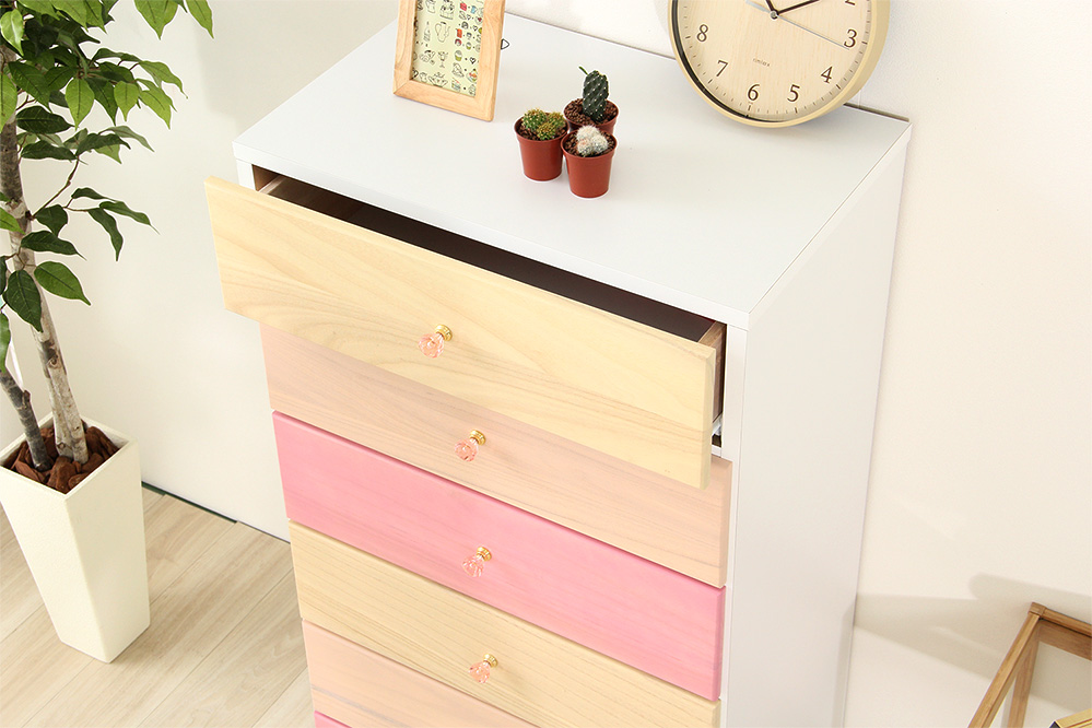 リビング用ハイチェスト petora ペトラ (6段 幅60cm) 商品追加画像4