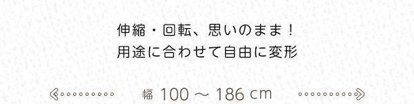伸縮式テレビ台 引き戸タイプ freeo 商品説明画像2