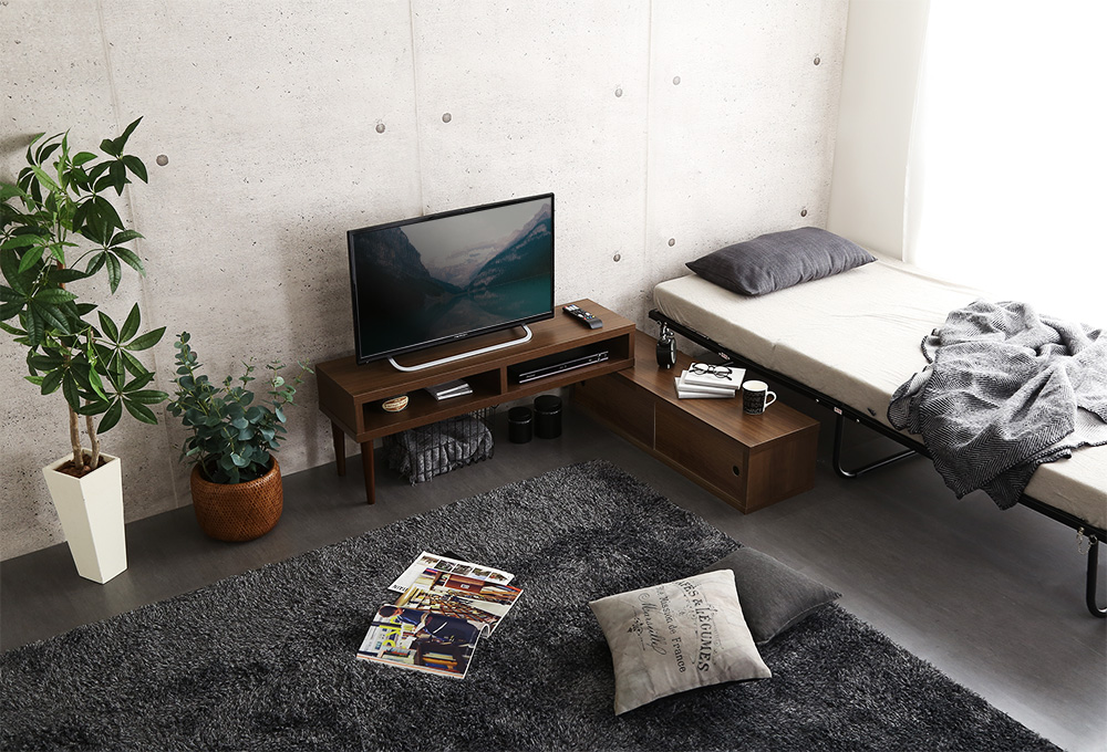 伸縮式テレビ台 引き戸タイプ freeo 商品追加画像8