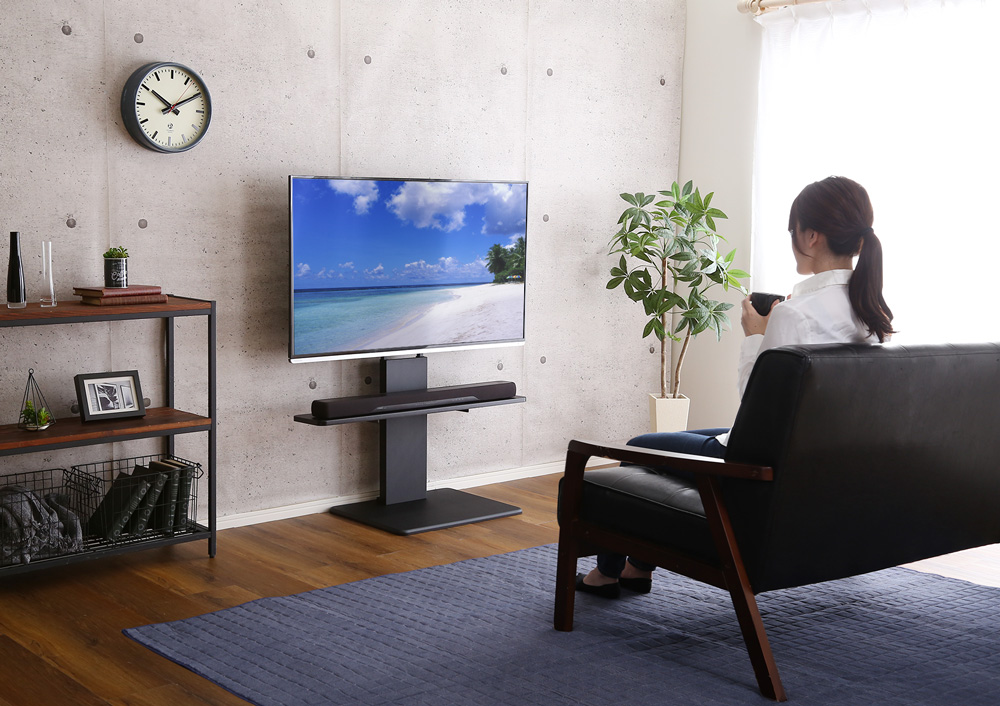 壁寄せテレビスタンド ロー固定タイプ サウンドバー専用棚100cm幅セット Fenes フェネス 商品追加画像2