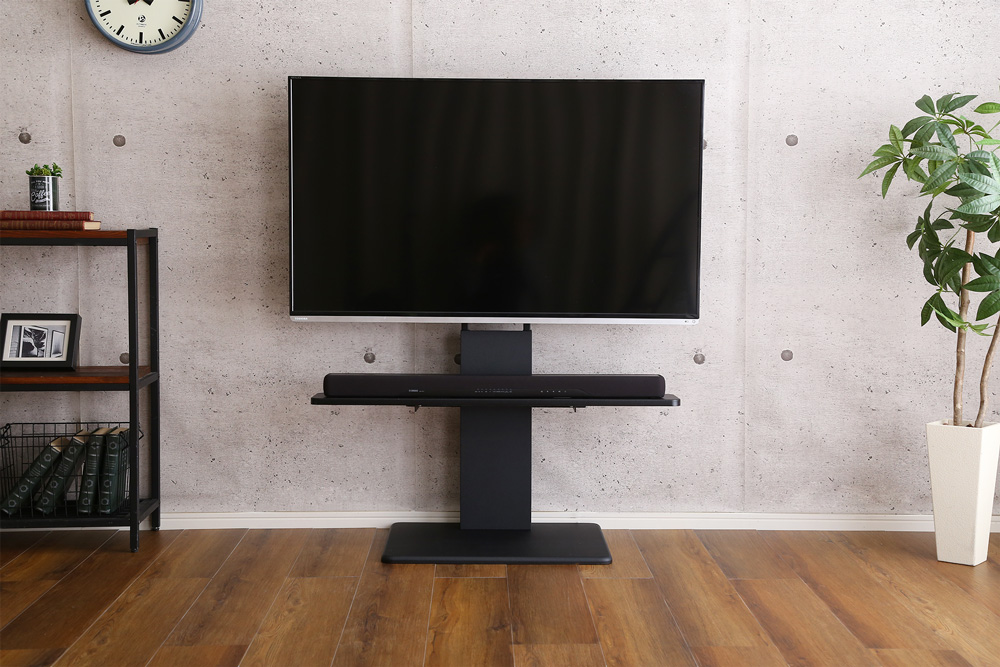 壁寄せテレビスタンド ロー固定タイプ サウンドバー専用棚100cm幅セット Fenes フェネス 商品追加画像3
