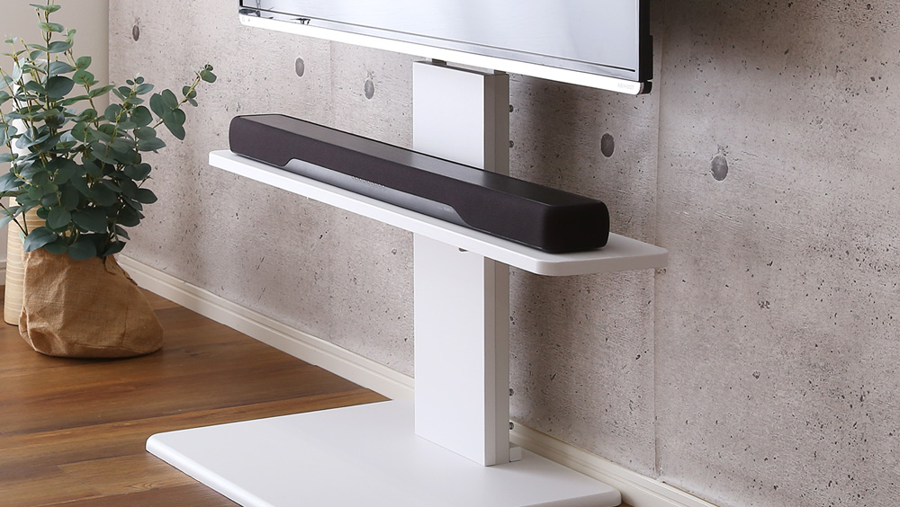 壁寄せテレビスタンド ロー固定タイプ サウンドバー専用棚100cm幅セット Fenes フェネス 商品追加画像7