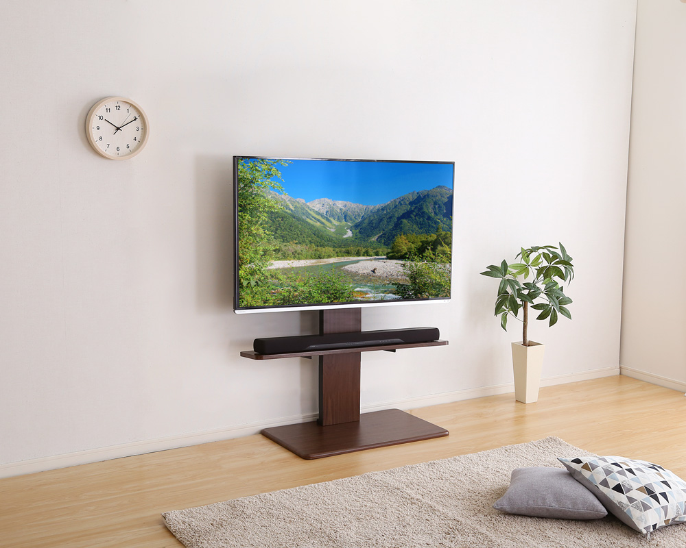 壁寄せテレビスタンド ロー固定タイプ サウンドバー専用棚100cm幅セット Fenes フェネス 商品追加画像21