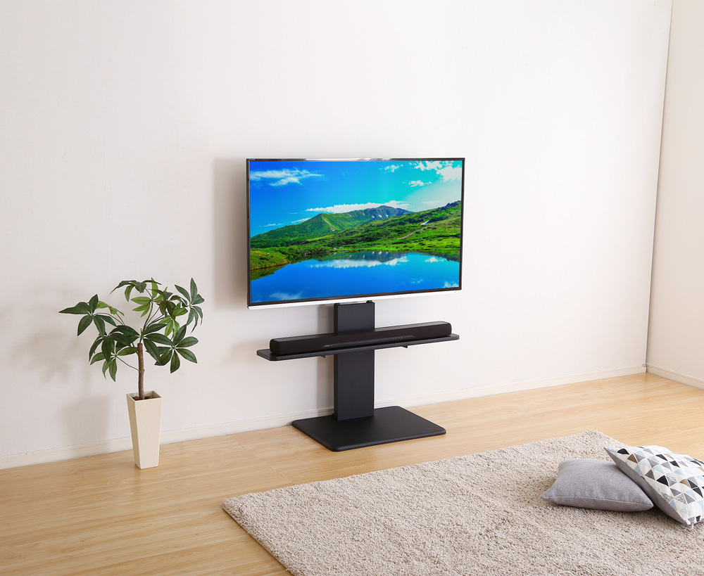 壁寄せテレビスタンド ロー固定タイプ サウンドバー専用棚100cm幅セット Fenes フェネス 商品追加画像23