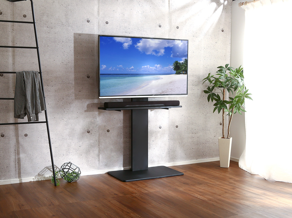 壁寄せテレビスタンド ハイ固定タイプ サウンドバー専用棚100cm幅セット Fenes フェネス 商品追加画像1