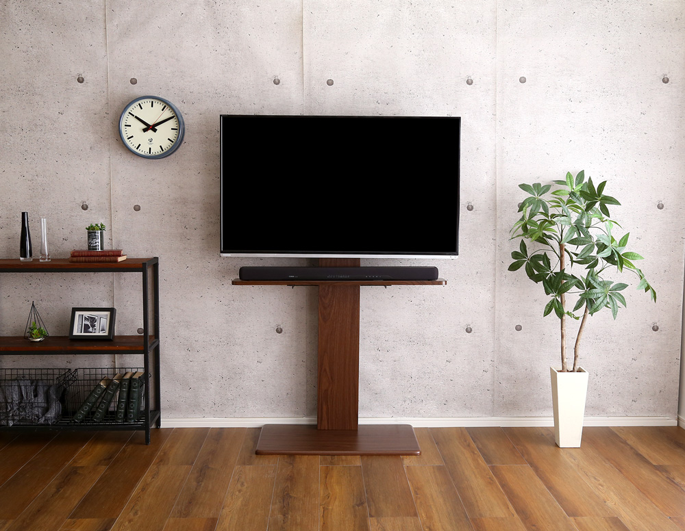 壁寄せテレビスタンド ハイ固定タイプ サウンドバー専用棚100cm幅セット Fenes フェネス 商品追加画像3