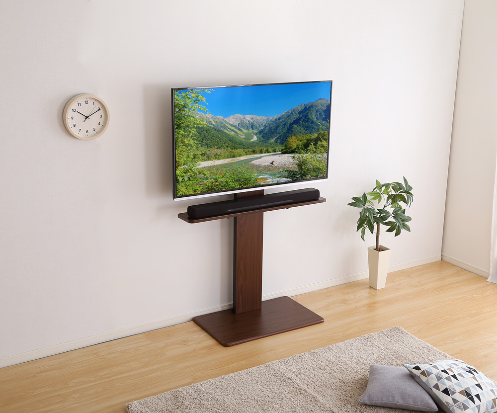壁寄せテレビスタンド ハイ固定タイプ サウンドバー専用棚100cm幅セット Fenes フェネス 商品追加画像22