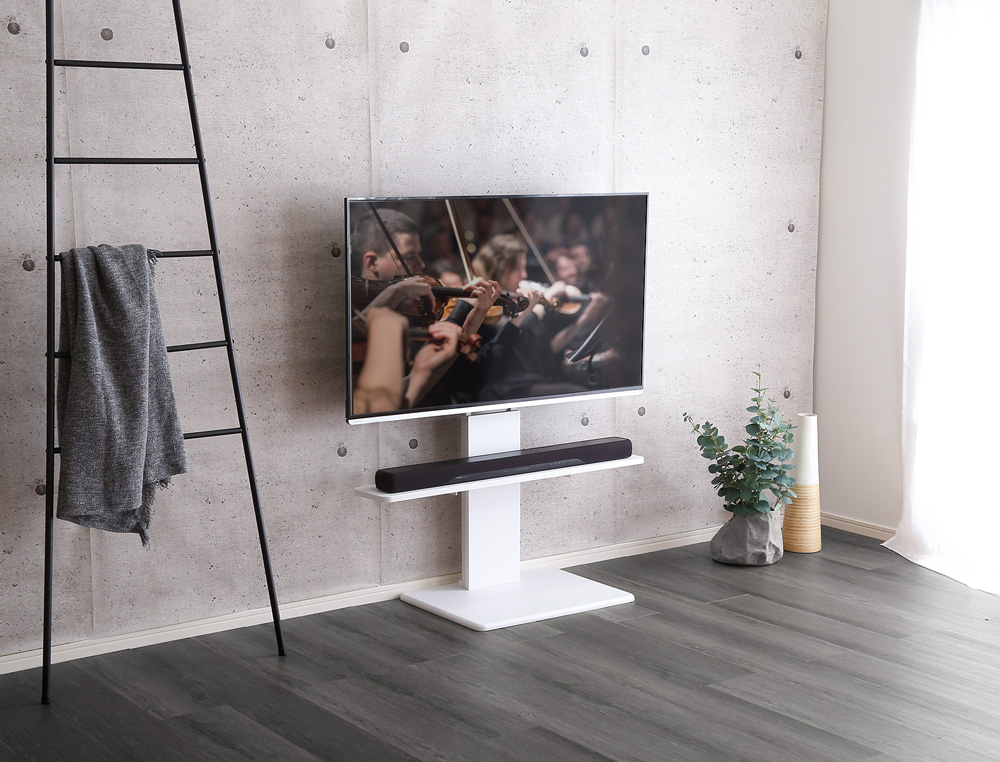 壁寄せテレビスタンド ロースイングタイプ サウンドバー専用棚100cm幅セット Fenes フェネス 追加商品画像7