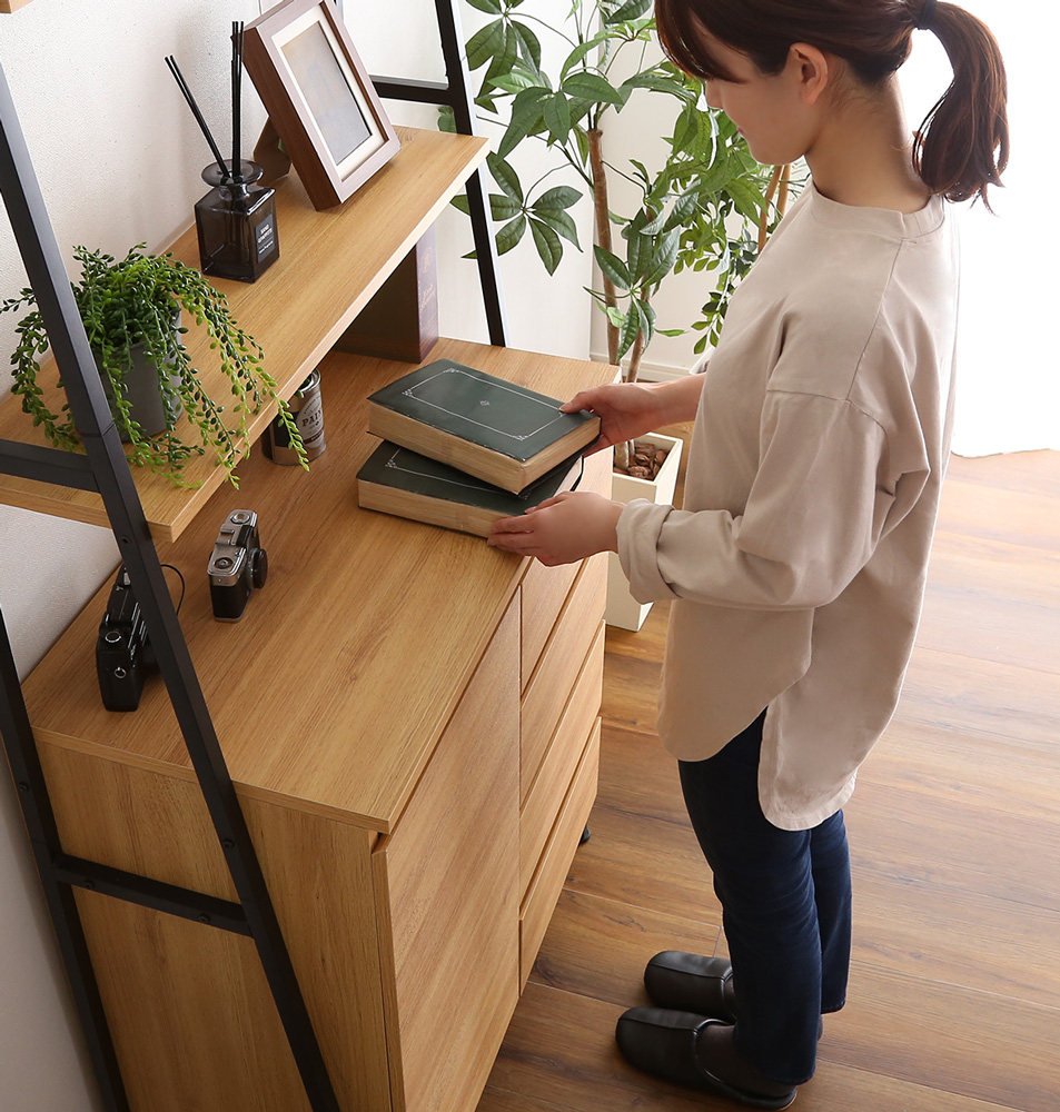 ヴィンテージ風チェストラック 扉＋チェストタイプ VINCERO ヴィンチェロ 商品追加画像30