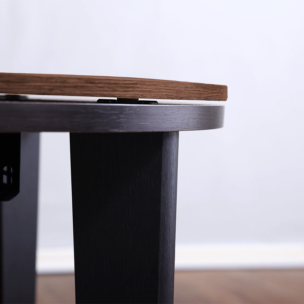 カジュアルこたつ ヴィンテージタイプ 石英管ヒーター付 70cm幅 丸型 テーブル本体単品 Optimal HTR70VJ 追加商品画像11