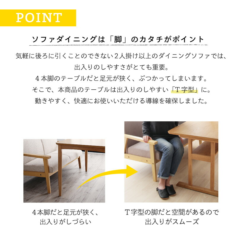 ソファダイニングセット HARPER2 ハーパー2 商品説明画像16