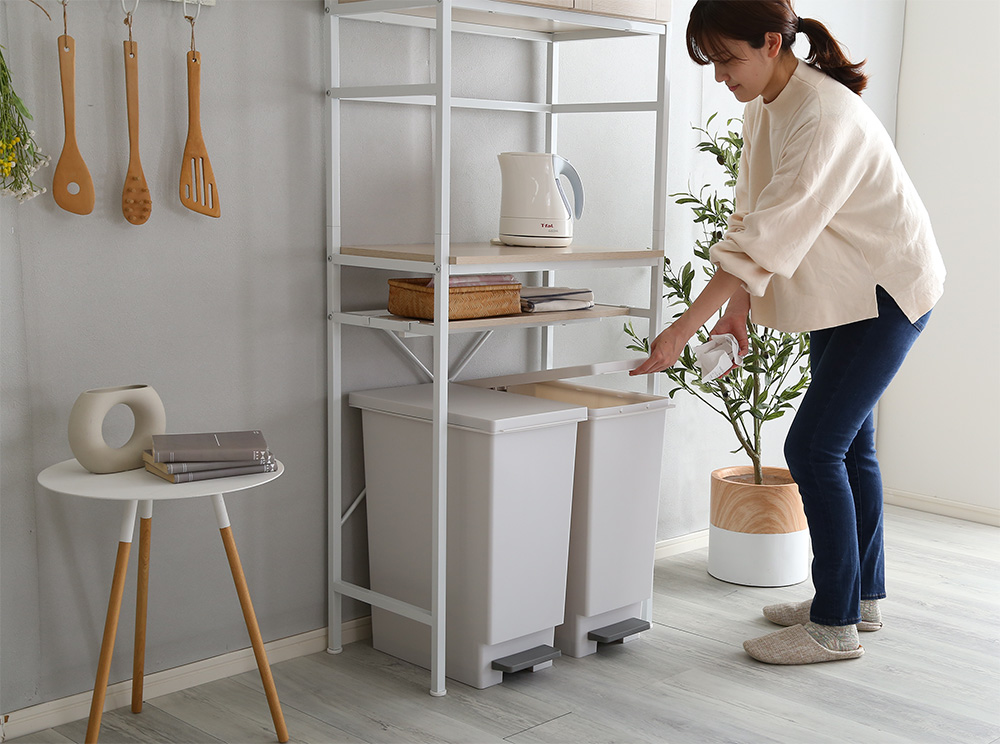 ゴミ箱上ラック スリムタイプ Frais フレ 商品追加画像9