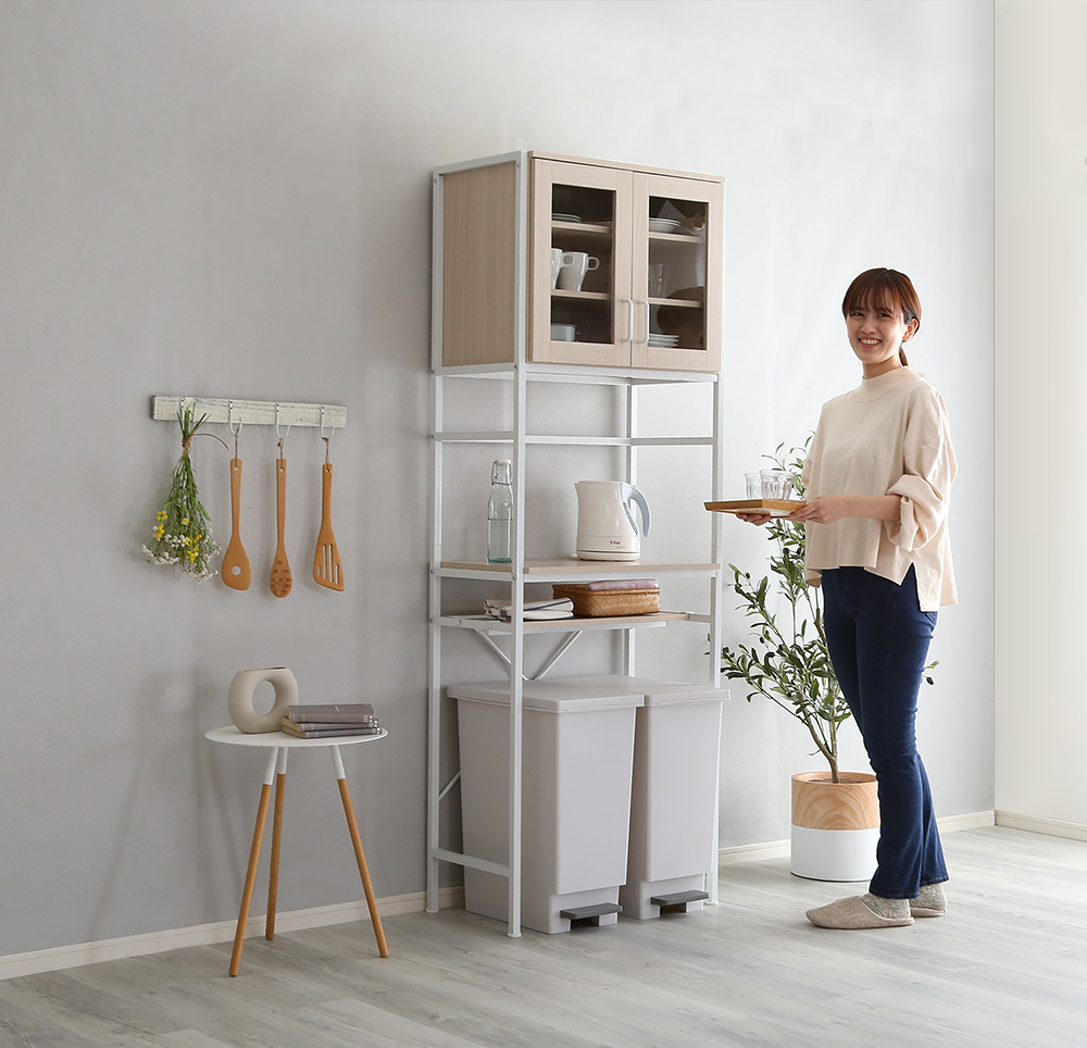 ゴミ箱上ラック スリムタイプ Frais フレ 商品追加画像31