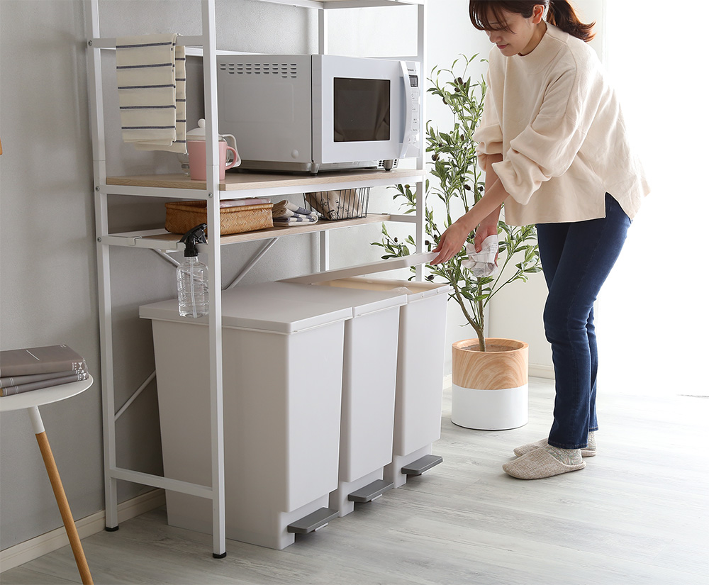 ゴミ箱上ラック ワイドタイプ Frais フレ 商品追加画像4