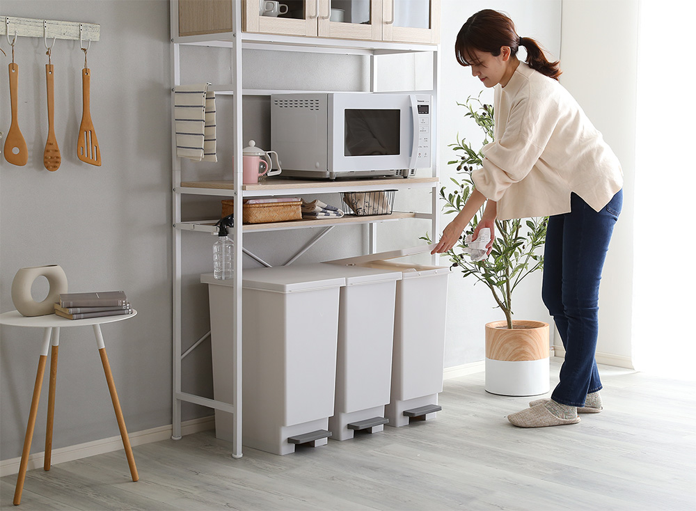 ゴミ箱上ラック ワイドタイプ Frais フレ 商品追加画像18