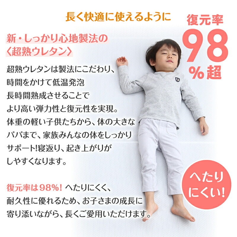厚さが選べる ファミリーマットレス敷き布団 商品説明画像19