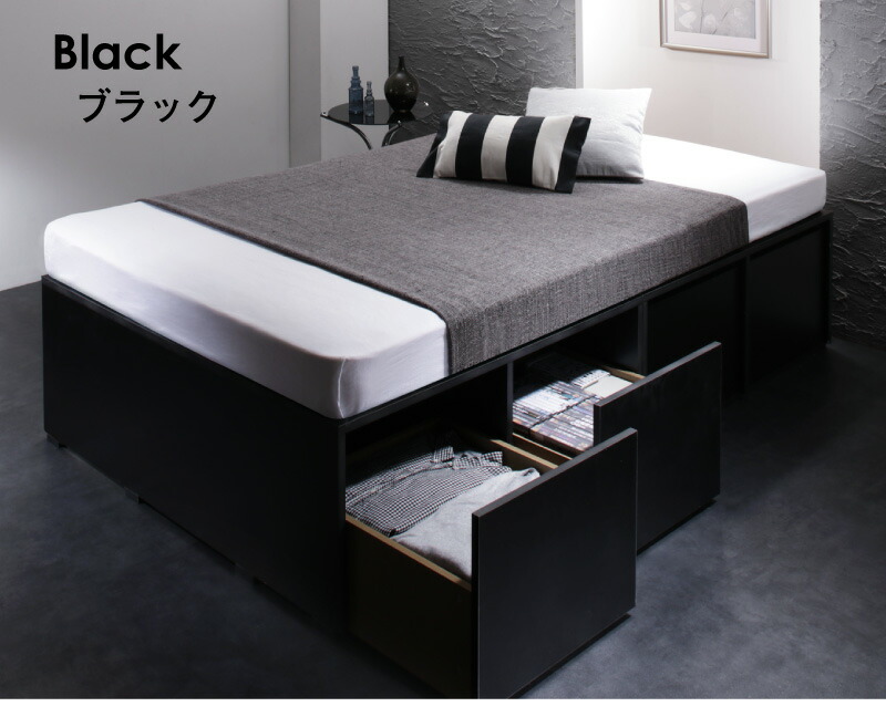 大容量収納ベッド Semper2 センペール2 ハイタイプ 商品バリエーション画像2