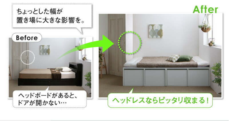大容量収納ベッド Semper2 センペール2 ハイタイプ 商品説明画像14
