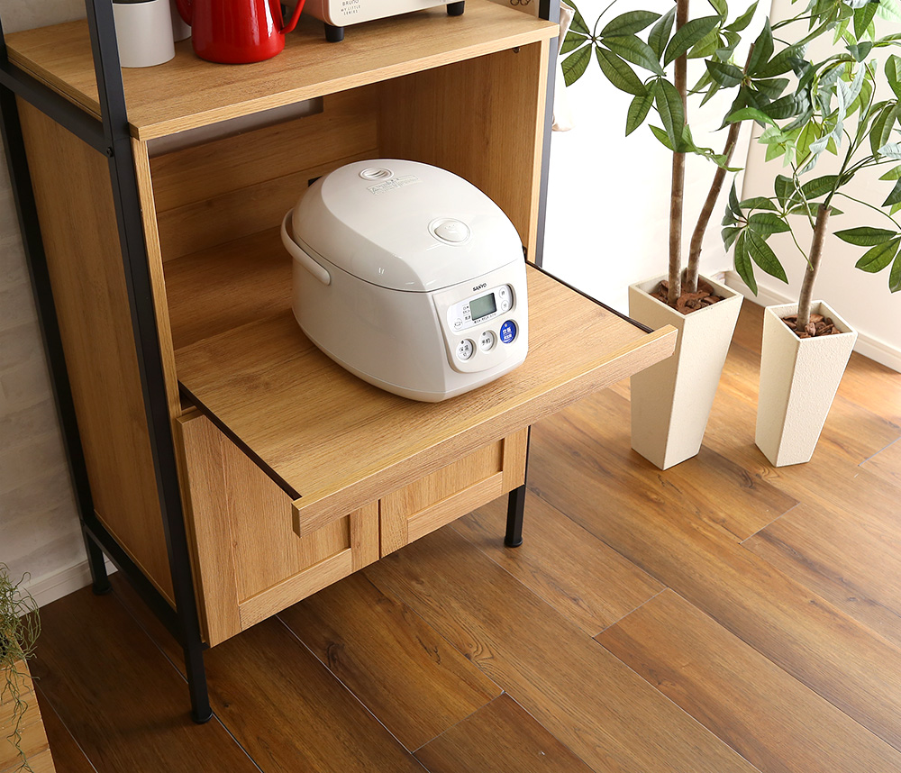 ヴィンテージ スリム食器棚(幅64cm) GREACK グリック 商品追加画像5