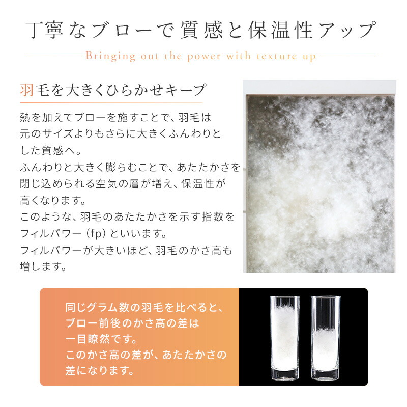 軽量側地羽毛布団 商品追加画像7