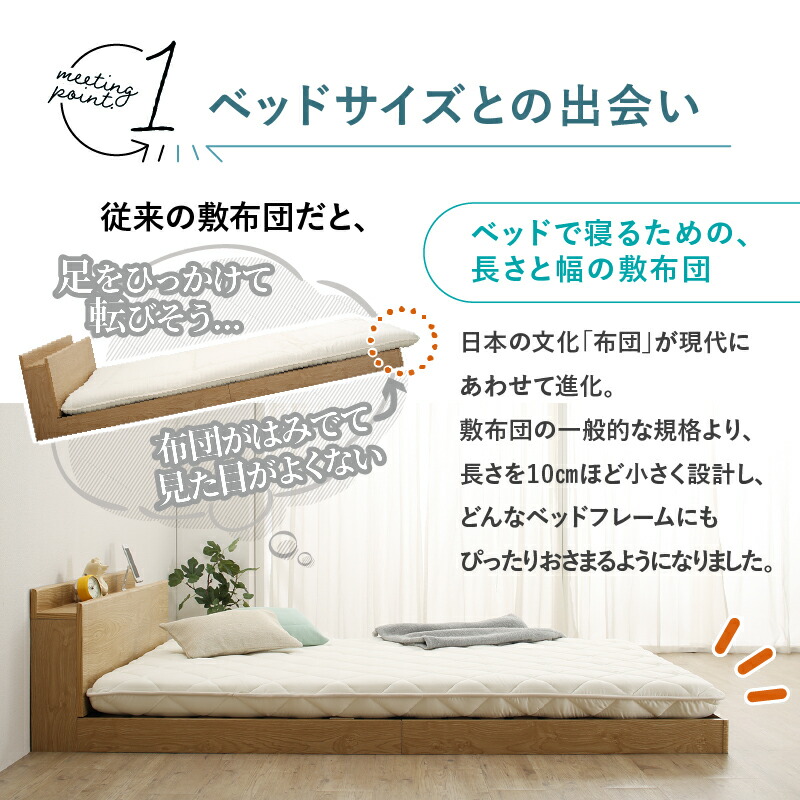 ベッドにぴったり敷布団 商品追加画像4