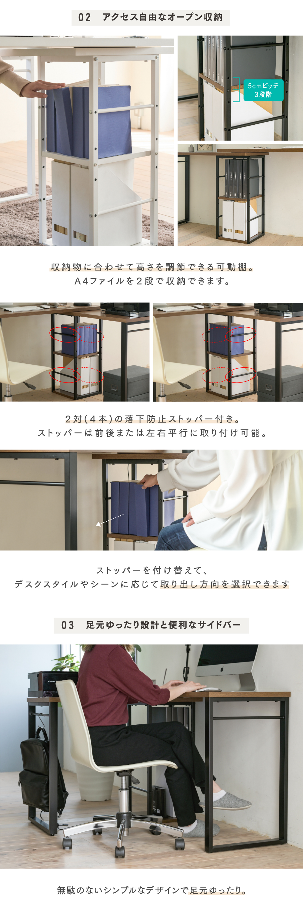 回転ワークデスク Serdorabo UNI-0010 商品説明画像5