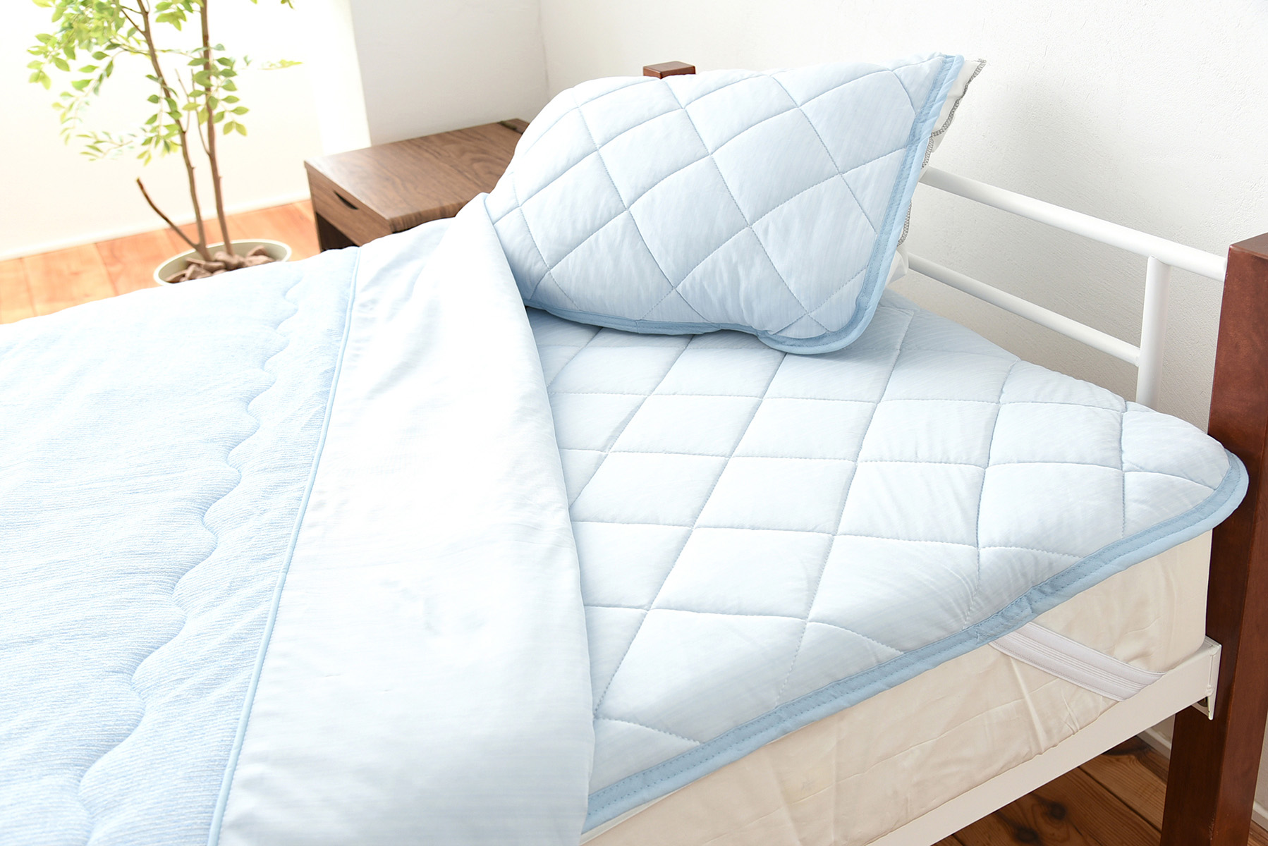 接触冷感ひんやりCOOL寝具6点セット Sarari OOT-0001 商品追加画像18