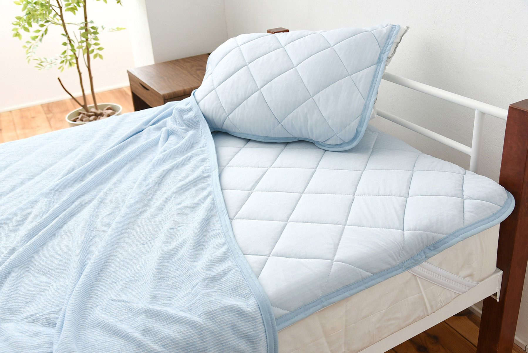 接触冷感ひんやりCOOL寝具6点セット Sarari OOT-0001 商品追加画像19