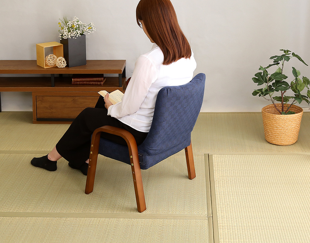 和モダンチェアシリーズ 小柄な方にもぴったり 腰掛高座椅子 棗 商品追加画像8