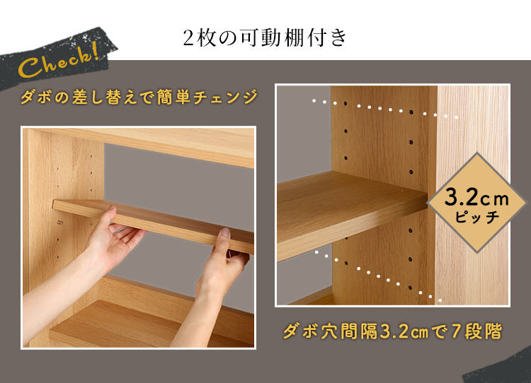 ヴィンテージカウンター下引き戸収納6015 商品説明画像10