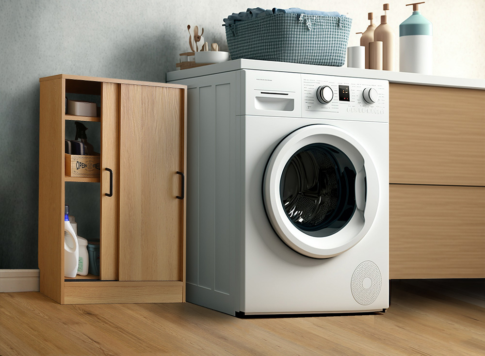 ヴィンテージカウンター下引き戸収納9015 商品追加画像11
