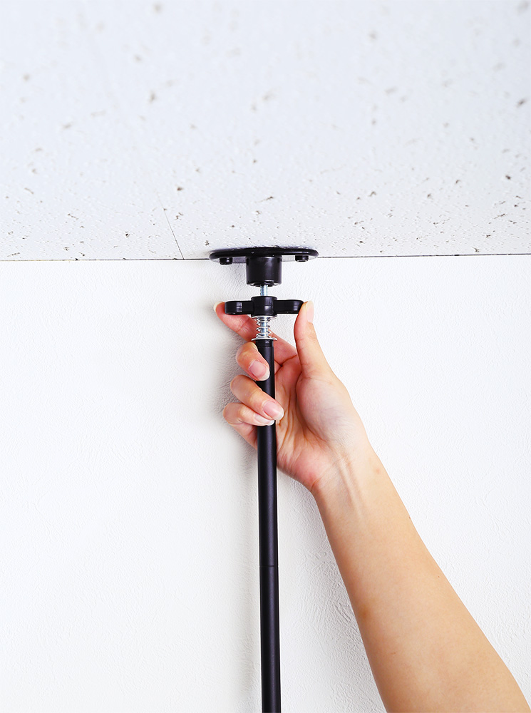 ディスプレイ突っ張りシューズラック H200-260cm 商品追加画像2