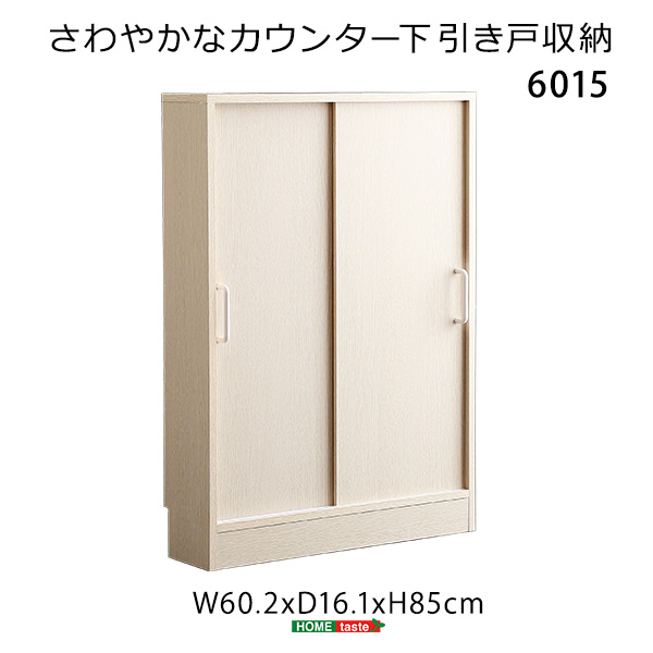 カウンター下引き戸収納6015