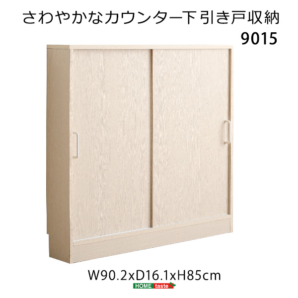 カウンター下引き戸収納9015