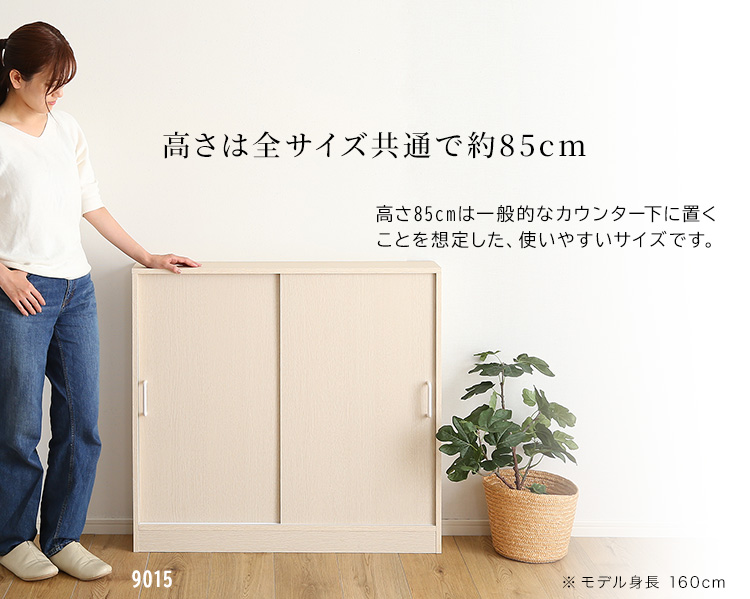 カウンター下引き戸収納9015 商品説明画像10