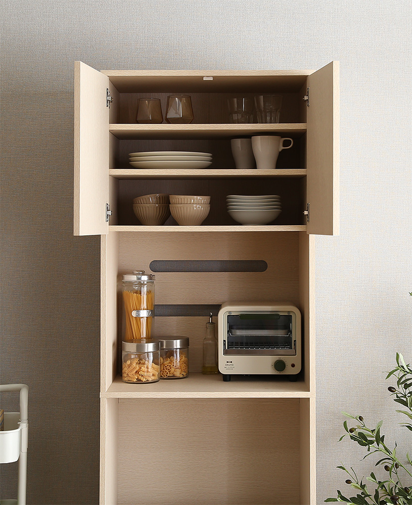 木製ごみ箱上ラック スリムタイプ 商品追加画像7