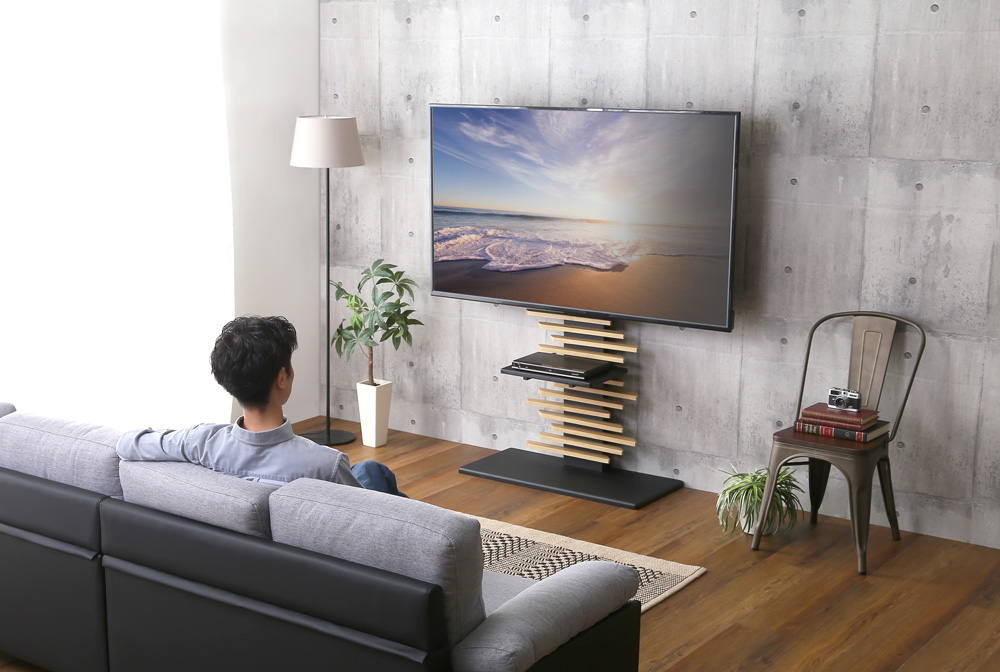 最大100インチ対応 デザインテレビスタンド Darrell ダレル DHWAT 追加商品画像3