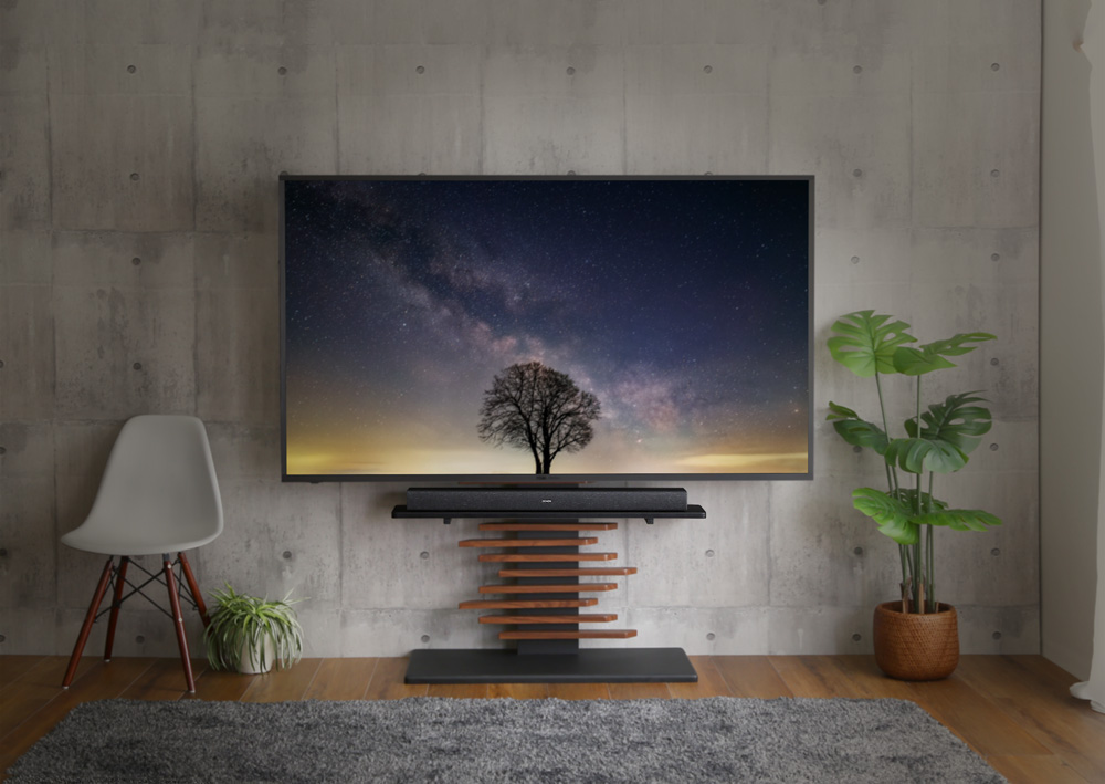 100インチ対応 頑丈・デザインテレビスタンド専用サウンドバー棚板 HBWAT 追加商品画像18