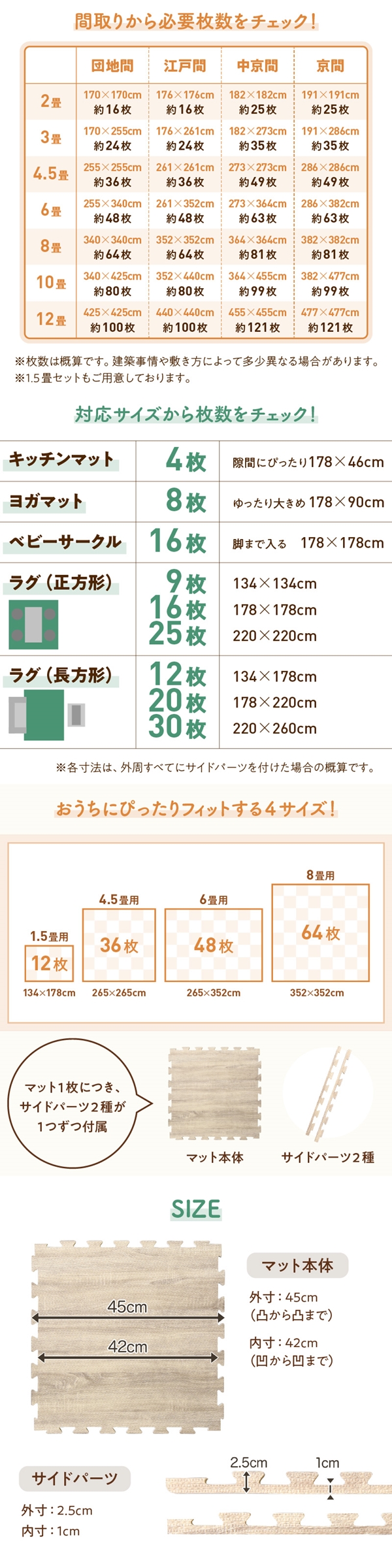 CGECtBbg WCg}bg 45cmp 10mm ڌ 12 1.5 gD[O[  摜12