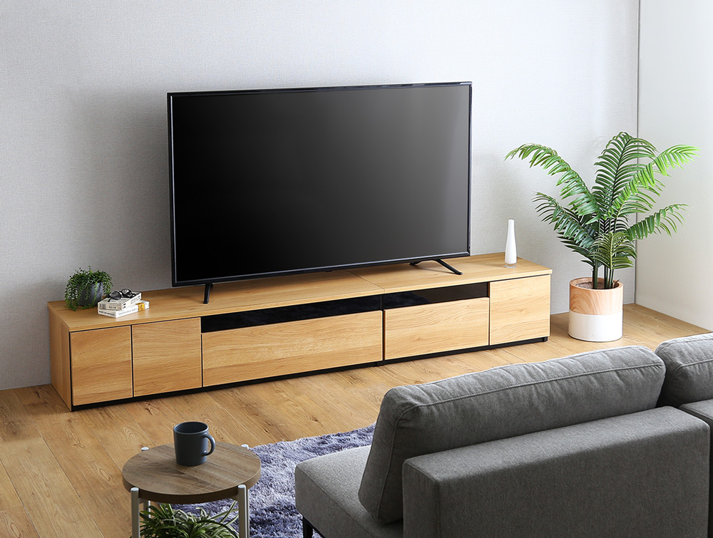 日本製 テレビ台 テレビボード 230cm幅 BARS バース 追加画像4