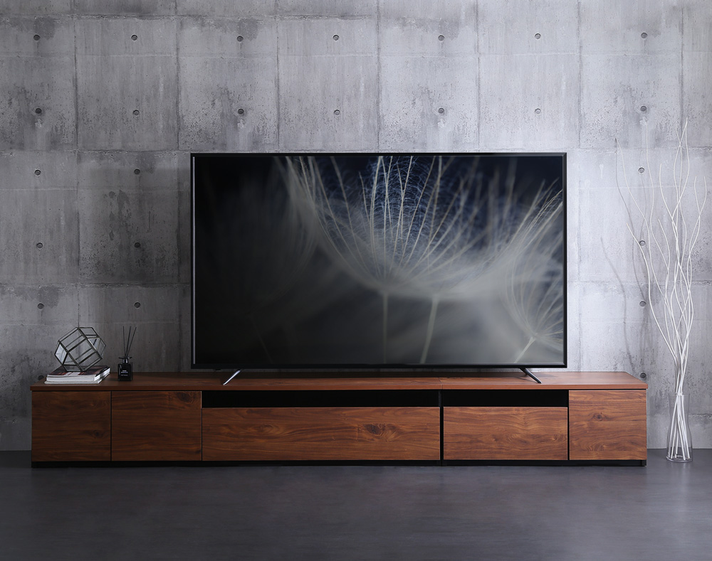 日本製 テレビ台 テレビボード 270cm幅 BARS バース 追加画像1